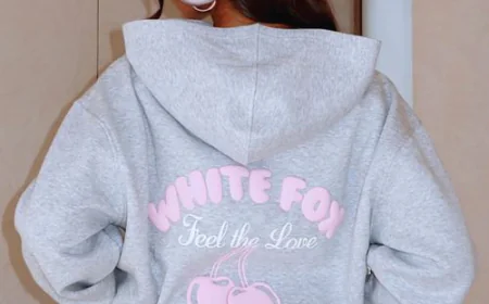 White Fox Hoodie Outfit Inspiration Board