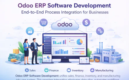 Odoo ERP Software Development for End-to-End Process Integration