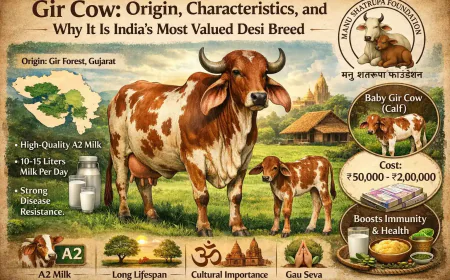 Gir Cow: India’s Most Valued Desi Breed — Heritage, Traits, and Dairy Potential