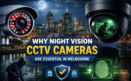 Why Night Vision CCTV Cameras Are Essential in Melbourne
