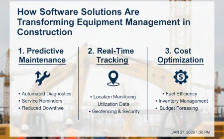 How Software Solutions Are Transforming Equipment Management in Construction
