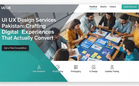 UI UX Design Services Pakistan: Crafting Digital Experiences That Actually Convert