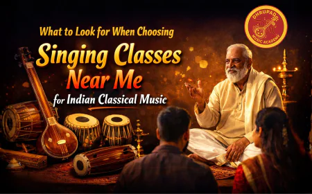 What to Look for When Choosing Singing Classes Near Me for Indian Classical Music