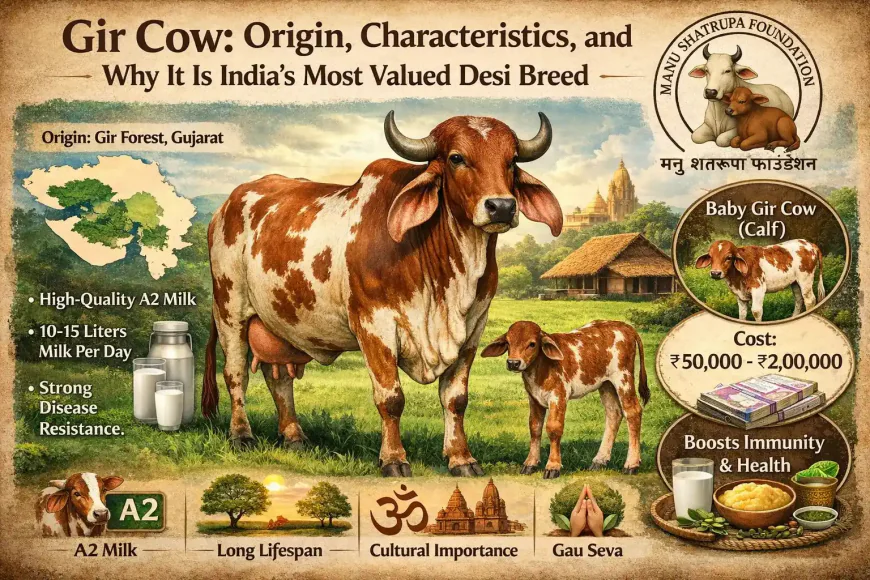 Gir Cow: India’s Most Valued Desi Breed — Heritage, Traits, and Dairy Potential