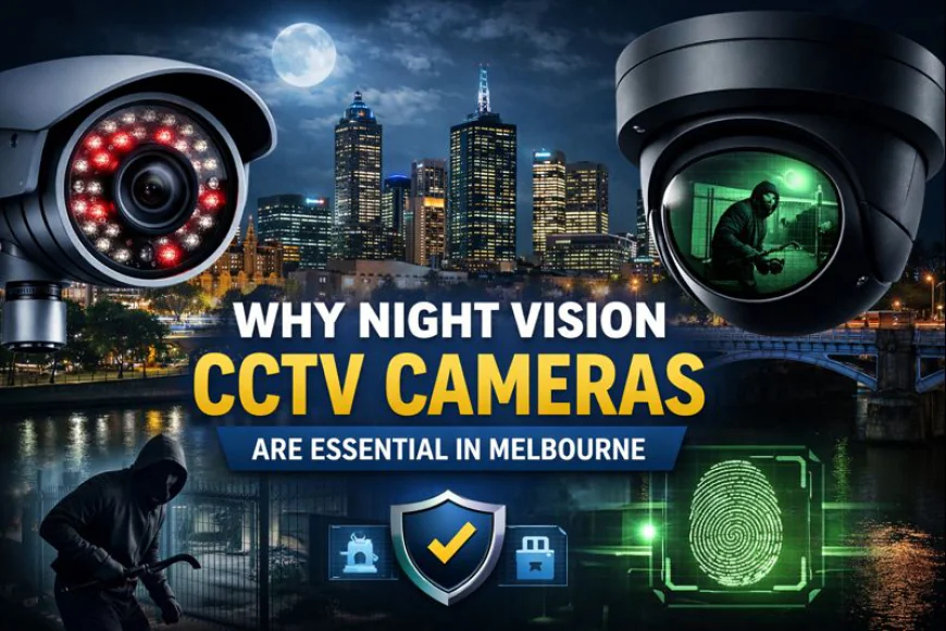 Why Night Vision CCTV Cameras Are Essential in Melbourne