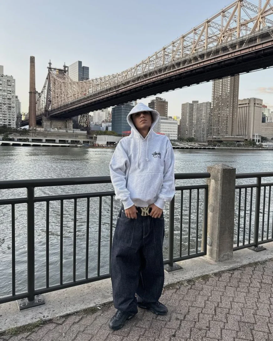 Cold Corners and Clean Fits: Stussy x Rhude Teen Streetwear in Wintery Tulsa, Oklahoma