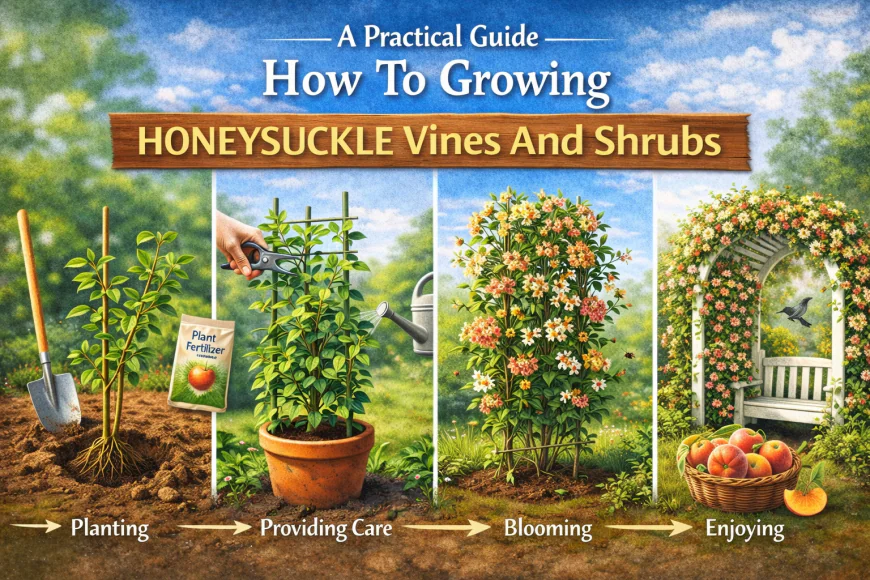 How To Grow Honeysuckle Vines And Shrubs?