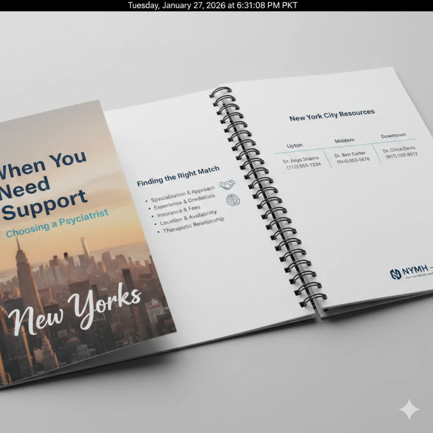 When You Need Support: Choosing a Psychiatrist New York Offers