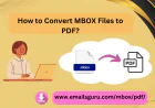 How to Convert MBOX to PDF Free using Best Solution?