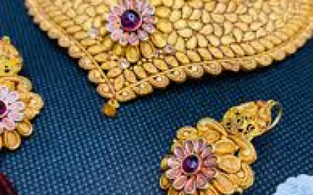 Bridal Set Gold Pakistan