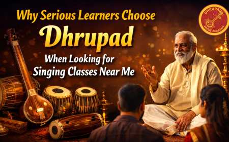 Why Serious Learners Choose Dhrupad Music When Searching for Singing Classes Near Me