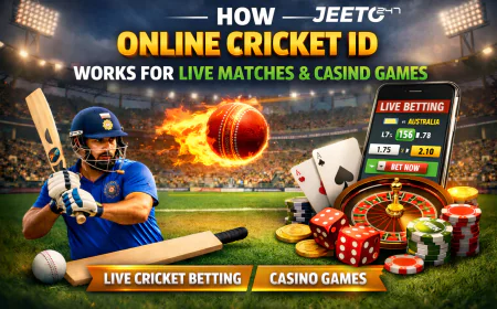 How Online Cricket ID Works for Live Matches & Casino Games