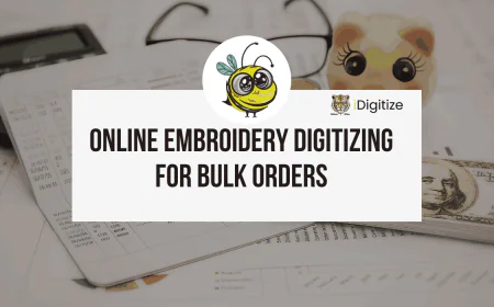 Online Embroidery Digitizing for Bulk Orders
