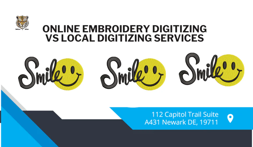 Online Embroidery Digitizing vs Local Digitizing Services