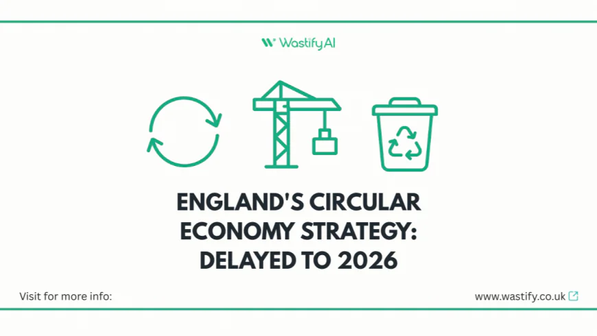 England's Circular Economy Strategy: Delayed to 2026