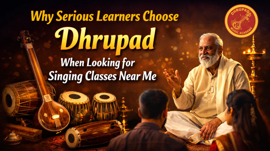 Why Serious Learners Choose Dhrupad Music When Searching for Singing Classes Near Me