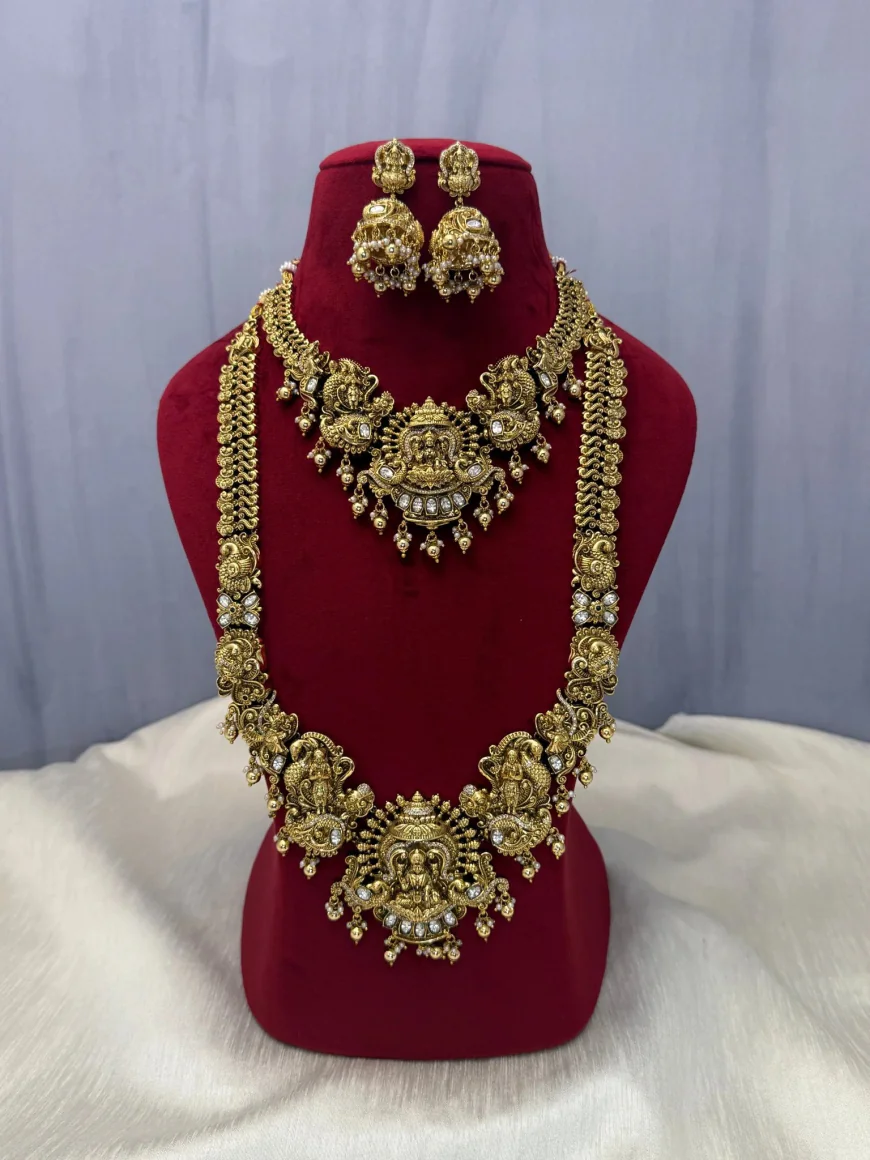 Antique Gold Bridal Sets: Timeless Beauty Meets Pakistani Tradition