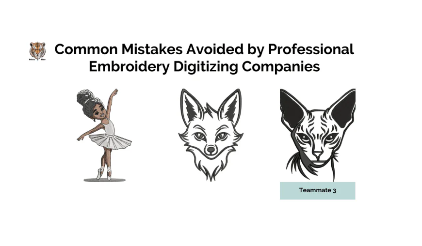 Common Mistakes Avoided by Professional Embroidery Digitizing Companies