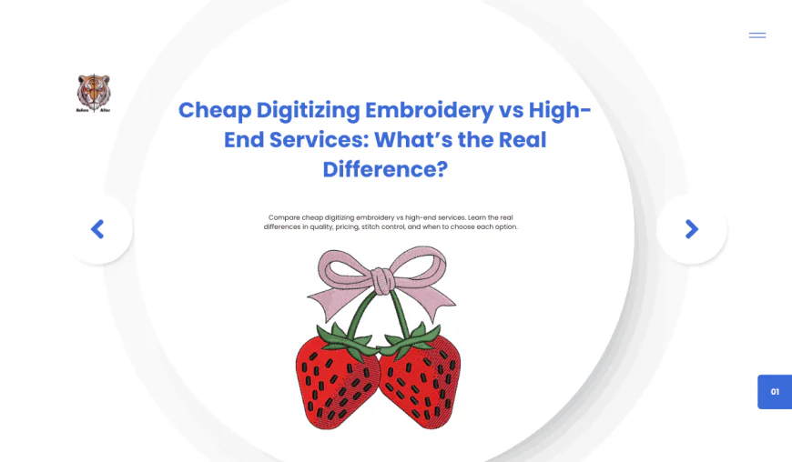 Cheap Digitizing Embroidery vs High-End Services: What’s the Real Difference?