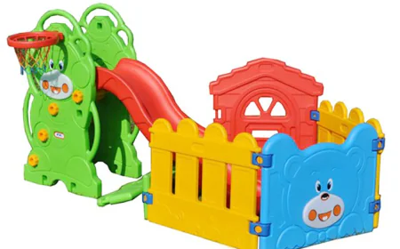 3 in 1 Slide Basket Ball Play House: The Ultimate Playground for Your Kids