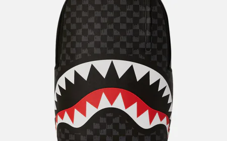 Trendy Backpack with Sprayground Logo