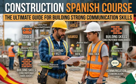 Construction Spanish Course: The Ultimate Guide for Building Strong Communication Skills