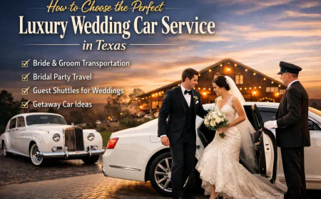 How to Choose the Perfect Luxury Wedding Car Service in Texas