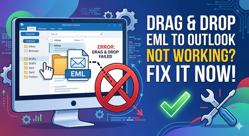 Drag and Drop EML to Outlook Not Working Fix