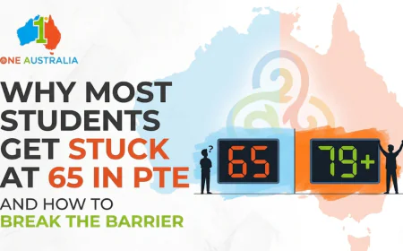 Why Most Students Get Stuck at 65 in PTE  And How to Break the Barrier