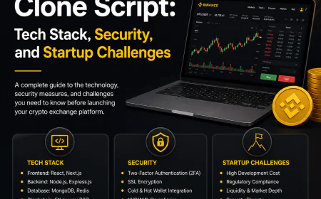 Binance Clone Script: Tech Stack, Security, and Startup Challenges