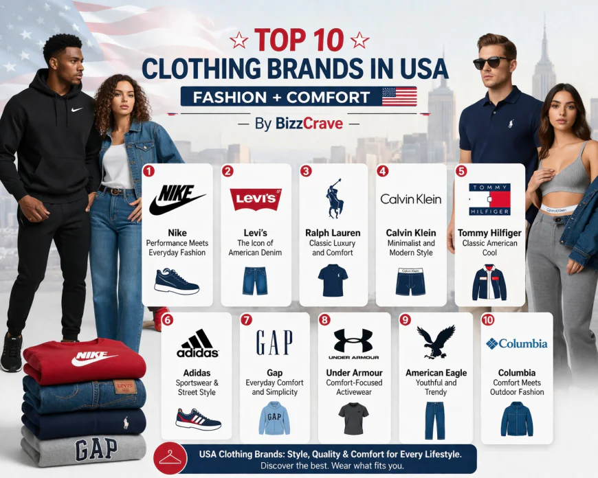 Top 10 Clothing Brands in USA for Modern Style