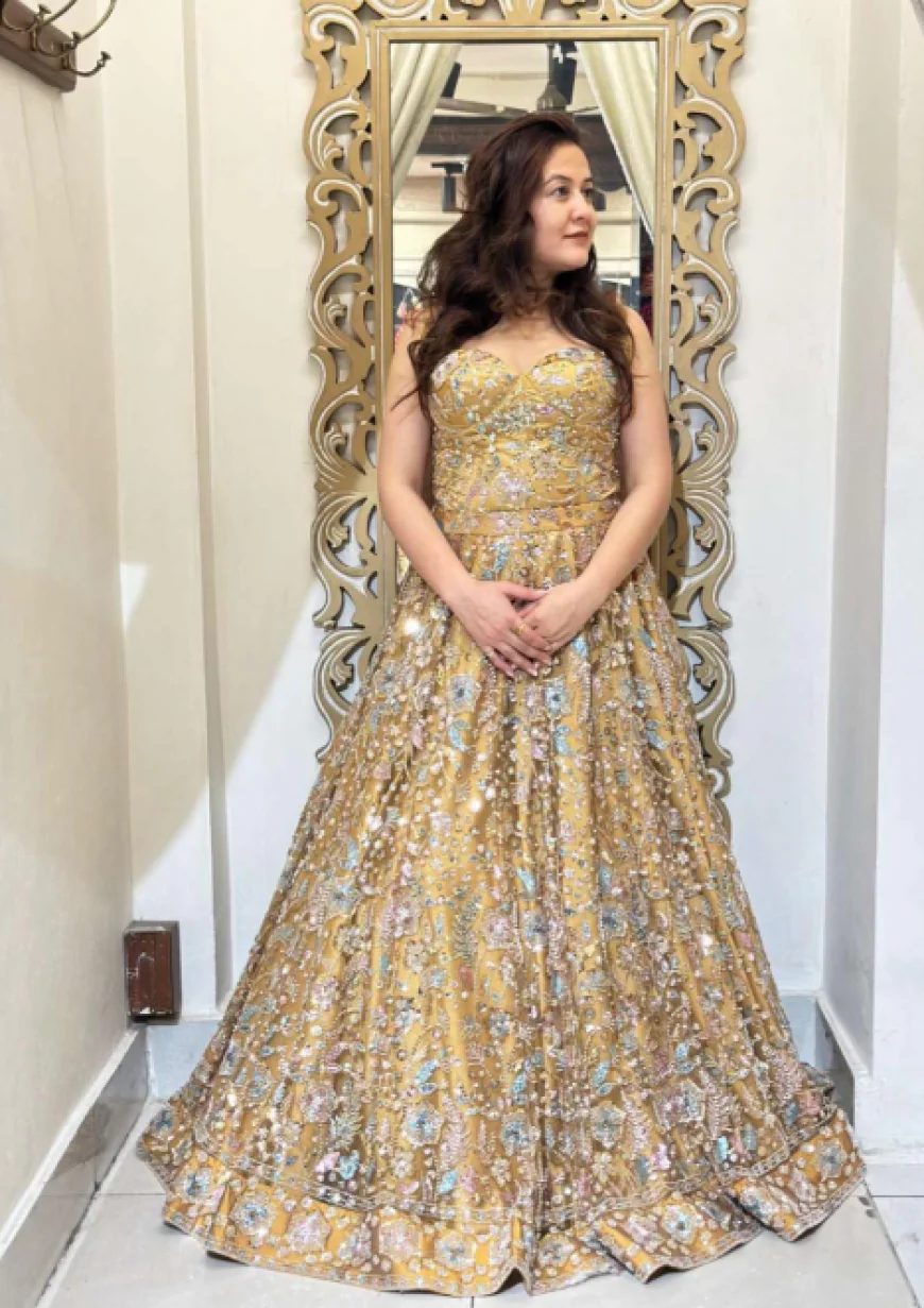 indo western lehenga for women