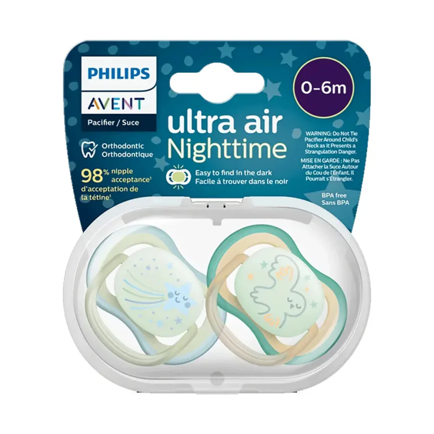 Philips Avent Ultra Air Night Time Soothers: Gentle Comfort for a Peaceful Night's Sleep